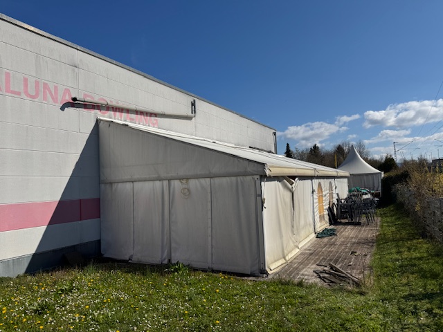 Pultdachzelt 5 x 15/ 2,38 m Typ B4
